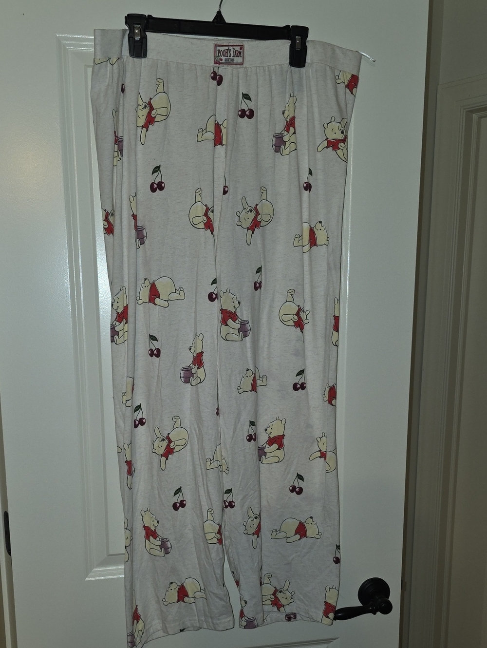Winnie the Pooh Cream Women's Pajama Pants - Soft Cotton Lounge Bottoms Primark